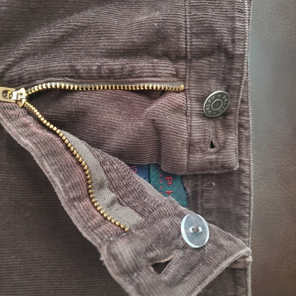 Long Brown Cord Skirt - Picture 4 of 6